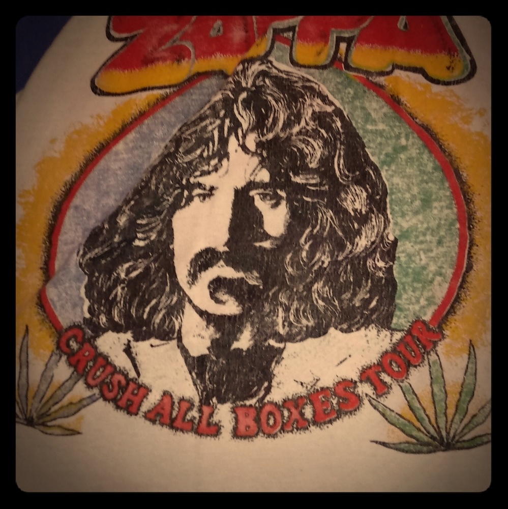1980 Frank Zappa Crush All Boxes Tour size XL